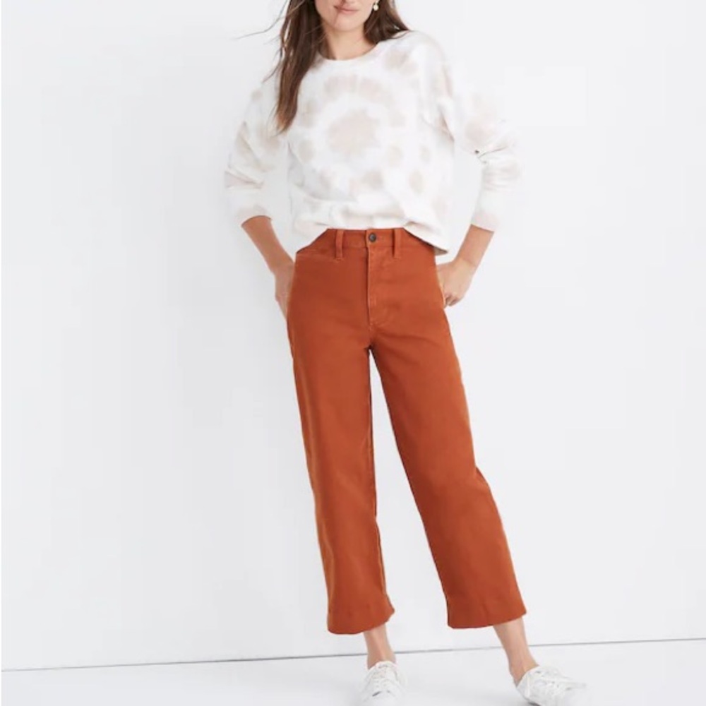 Madewell Emmett Slim Wide Leg Crop
